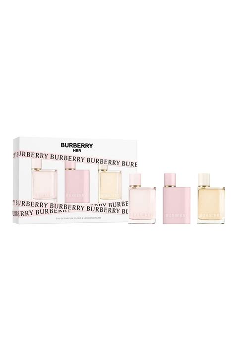 burberry her mini fragrance set usd $49 value